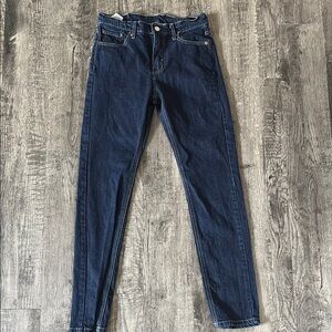 Dark Blue Denim Jeans